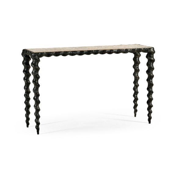 Karinta Console Table White Oyster