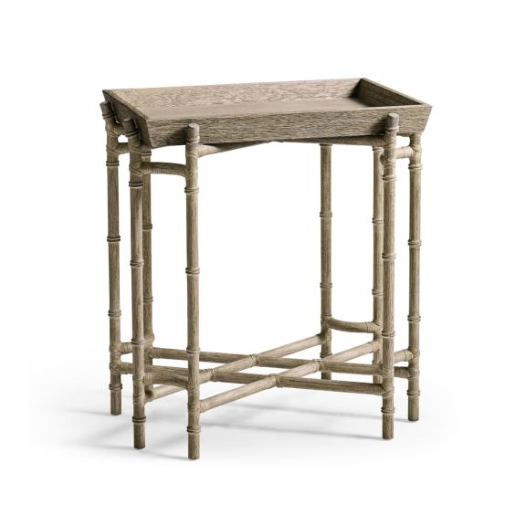 Bamburgh End Table in Greyed Oak