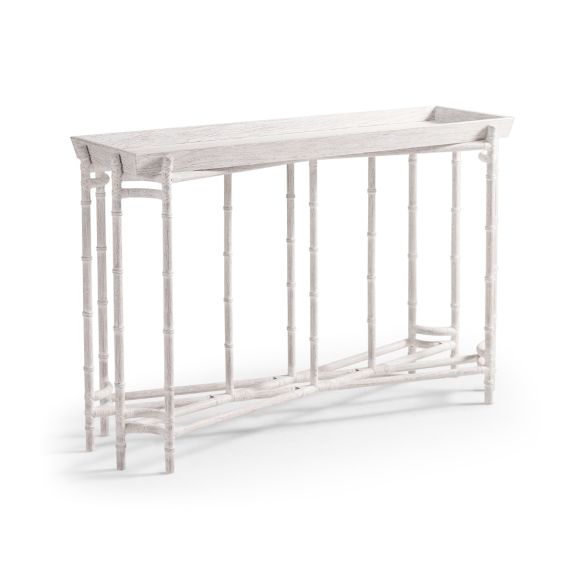 Bamburgh Console Table in Whitened Oak