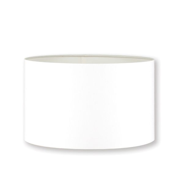 40cm Drum Lampshade in Satin with White Liner
