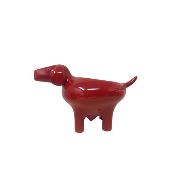 Small Dog Bowl - Red Majolica