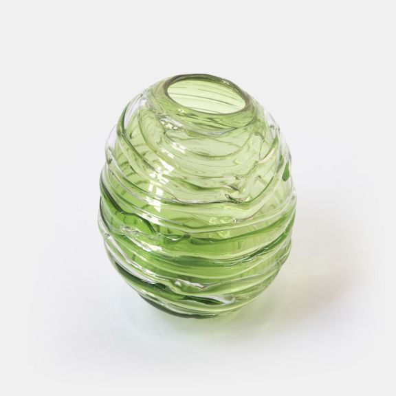 Strata Vase/Votive - Lime