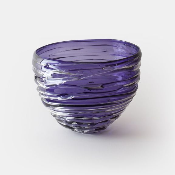 Strata Bowl, Lrg - Amethyst