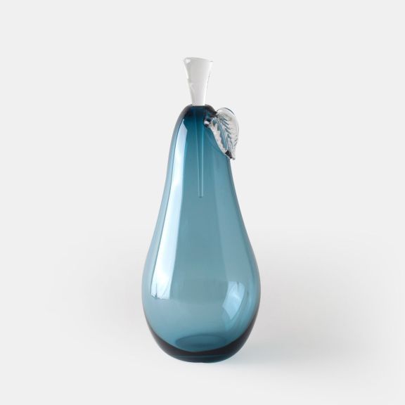 Pear Large - Steel Blue