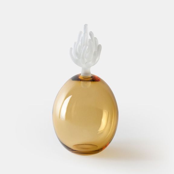 Anemone Bottle Large - Amber