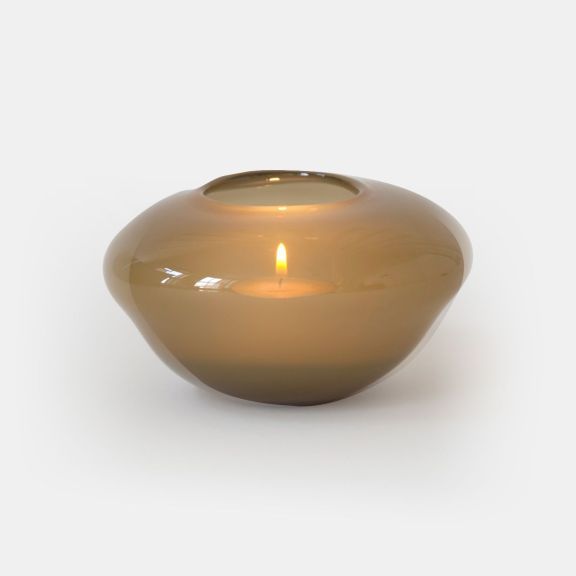 Pebble Votive - Rosemary Opaque