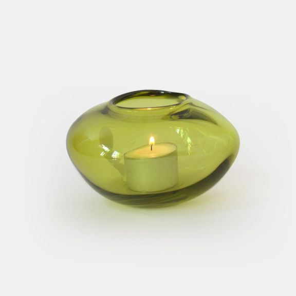 Pebble Votive - Moss