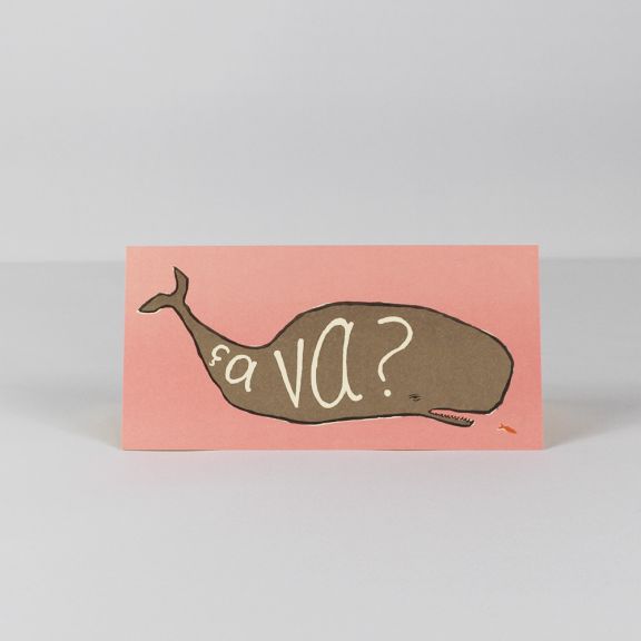 Ca Va Whale Card