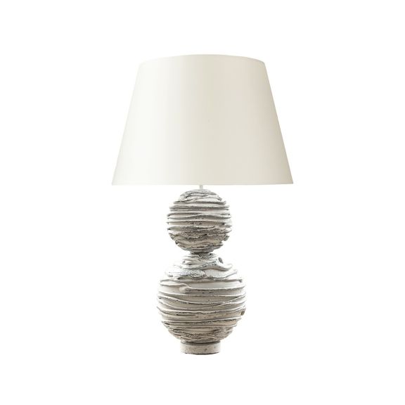 Elvaston Table Lamp in Mushroom Risotto