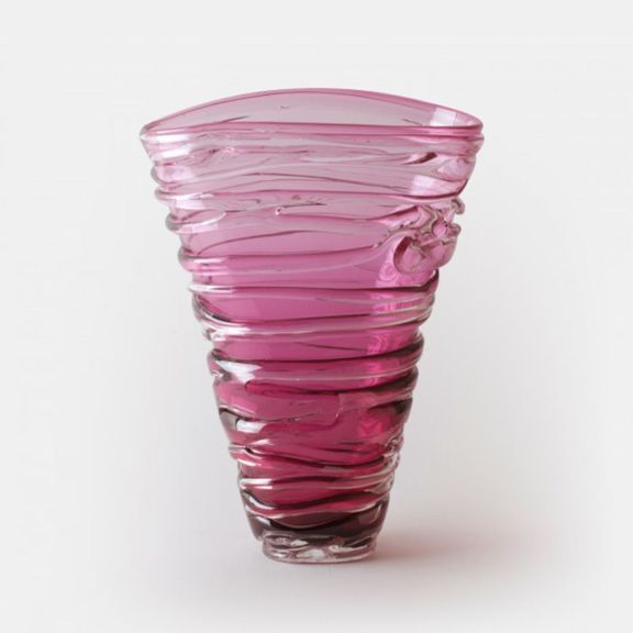 Favorita Vase - Gold Ruby