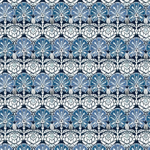 Ottoman Damask - Indigo