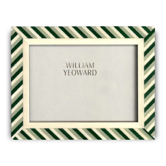 Forest/Cream Rick Rack Frame - 8" x 10"