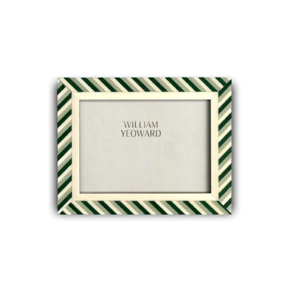 Forest/Cream Rick Rack Frame - 5" x 7"