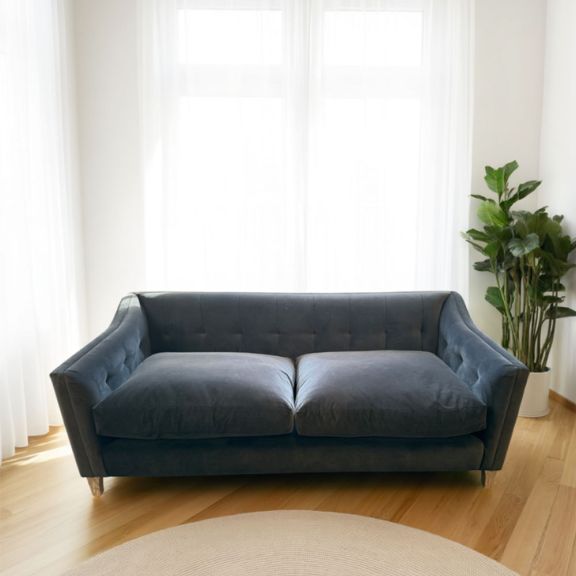 Heronsford Low Arm 3 Seater Sofa in Trevi Graphite