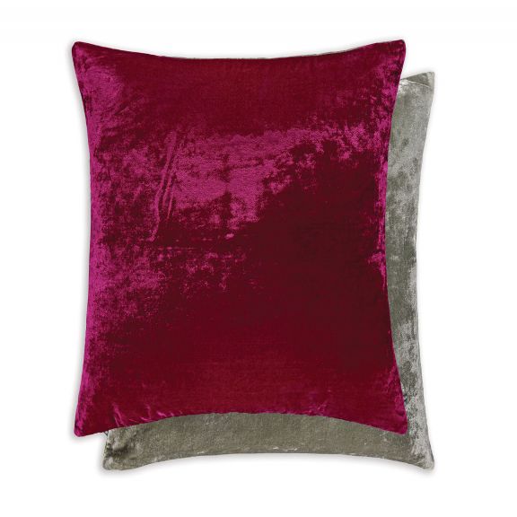Kenny - Fuchsia/Slate Decorative Pillow