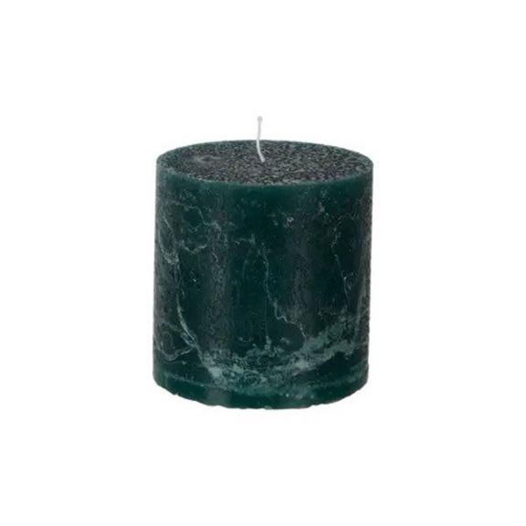 Short Dark Green Cote Candle - 10 x 10