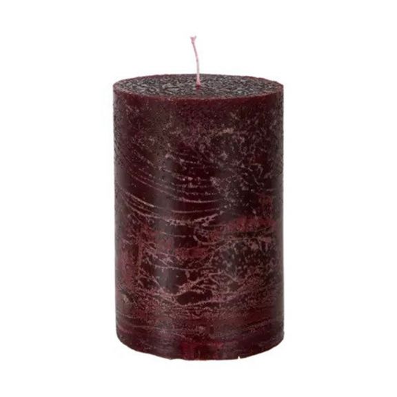 Tall Bordeaux Cote Candle - 10 x 15