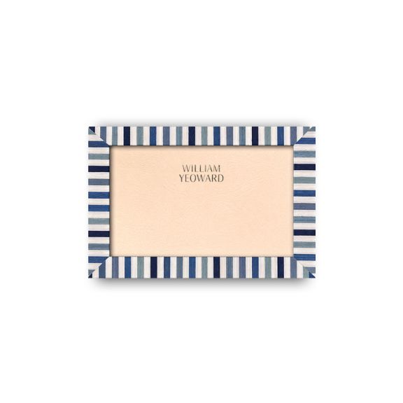 Teal Candy Stripe Frame 4'' x 6''