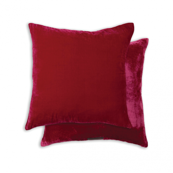 Paddy Velvet - Raspberry Decorative Pillow