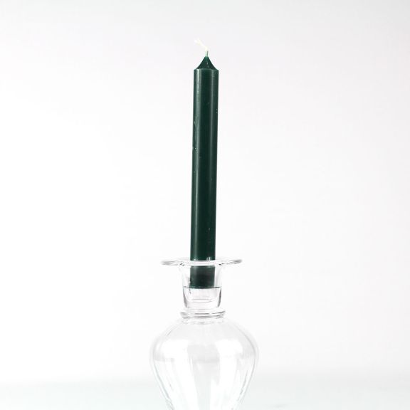 Racing Green Dinner Candle 20cm