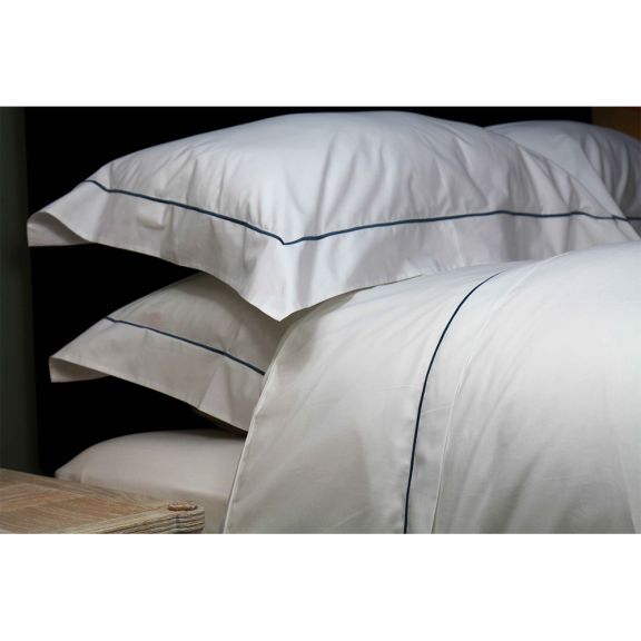 Savile Cord Double Duvet Cover - Blue