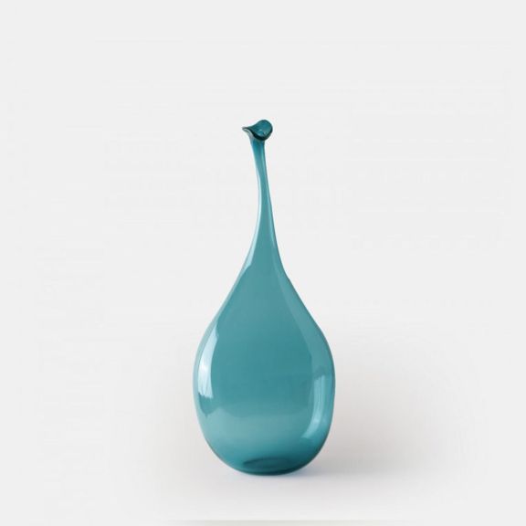 Wonky Bottle Medium - Turquoise