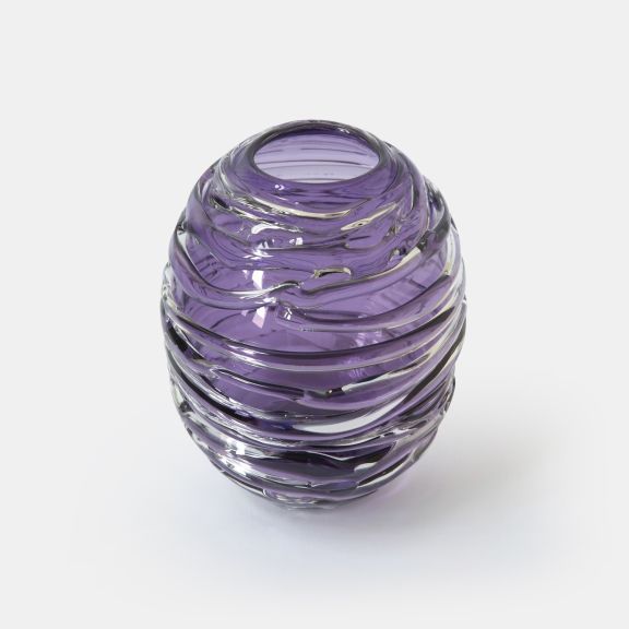 STRATA Vase/Votive  - Amethyst