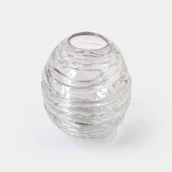 Strata Vase/Votive - Clear
