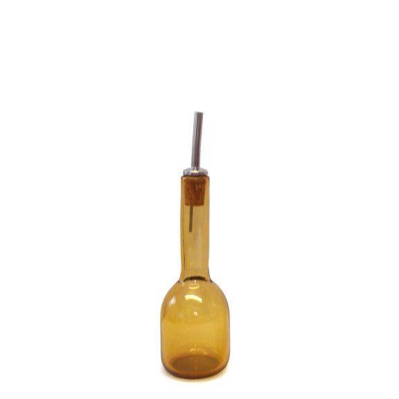 Olive Oil Bottle, Short - Amber