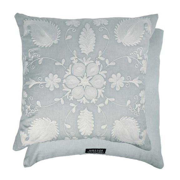 Zinnia Duck Egg 60x60cm Cushion