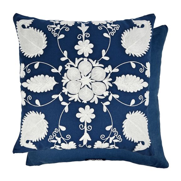 Zinnia Indigo 60x60cm Cushion