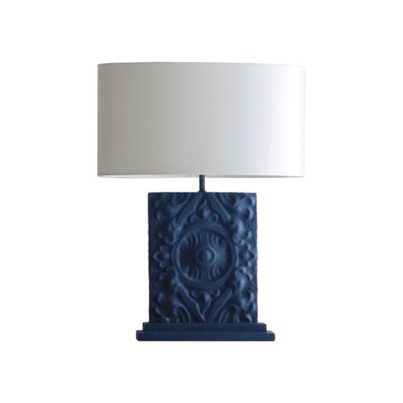 Piastrella Table Lamp in Willie's Blue