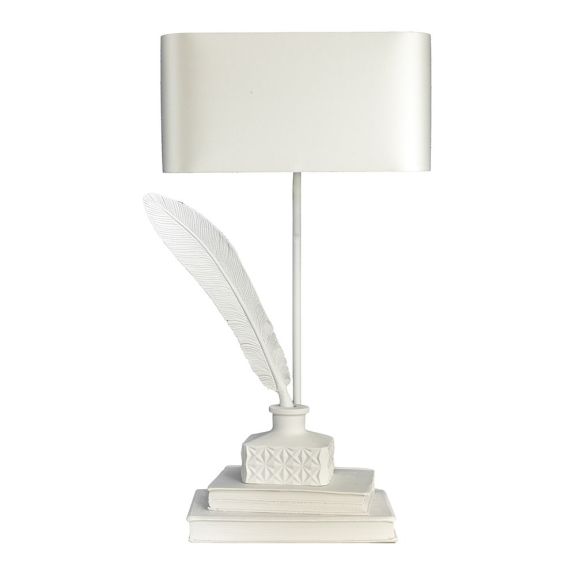 Tom Table Lamp Chalk Finish