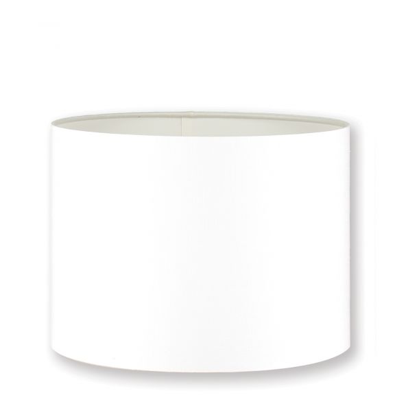 Linen 18" Drum Lampshade - Ivory 