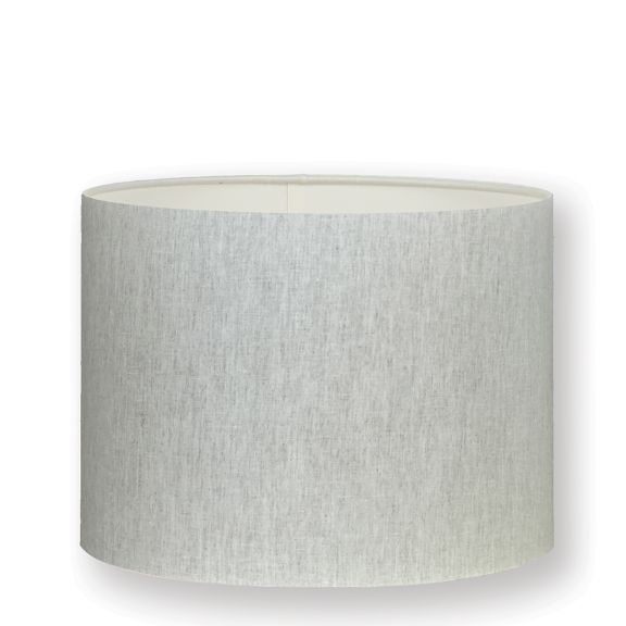 Linen Oatmeal 18" Drum Lampshade