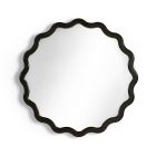 Keste Round Mirror in Faux Bronze