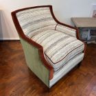 Large Palmer Chair in Estevi Stone Omega Juniper Tawny
