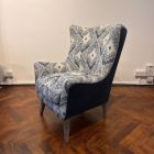 Highcliffe Chair in Nizhoni Indigo & Kerry Indigo