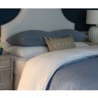 Alora Linen Double Duvet Cover - Denim/Chalk
