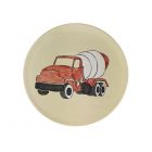 Decorative Plate - Red Cement Mixer