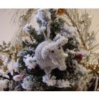Christmas Elephant Knitted Ornament