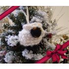 White Sheep Knitted Ornament