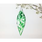 Icicle Art Glass Bauble - Green
