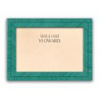 Aqua Chevron Frame - 8" x 10"