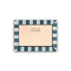 Azure Candy Stripe Frame - 5" x 7"