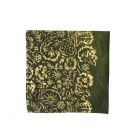 Moss Green and Gold Seaweed Napkin