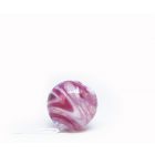 Opaque Crystal Glass Bauble - Gold Ruby