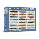 Classic American Cars 1000 Piece Jigsaw