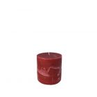 10x10cm Pillar Candle - Bordeaux