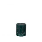 10x10cm Pillar Candle - Dark Green